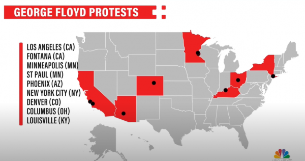 Бунт в США: как протестуют в разных городах