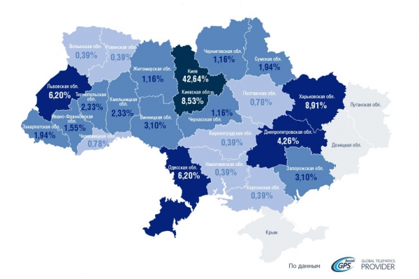 Названы автомобили, которые в Украине угоняют чаще всего