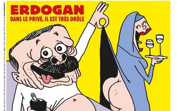 Charlie Hebdo разозлили Эрдогана новой карикатурой