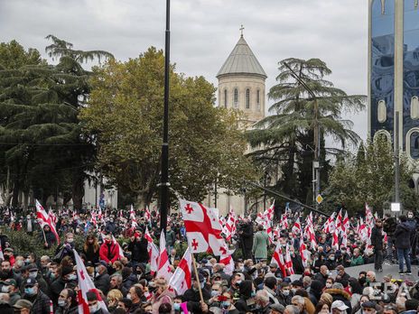 В Грузии оппозиция провела четвертый масштабный митинг, требуя новых выборов в парламент