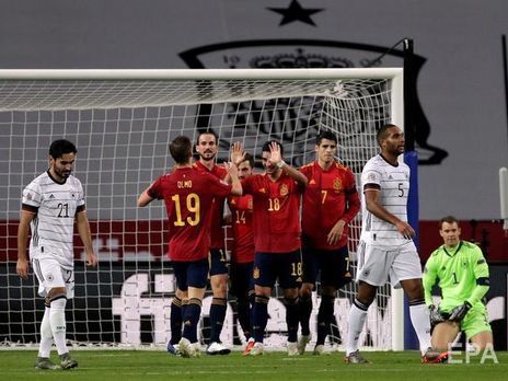 Лига наций УЕФА. В "украинской" группе Испания нанесла рекордное поражение Германии