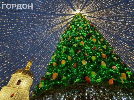 Как встретили Новый год на Софийской площади в Киеве. Видео