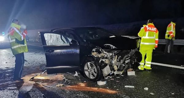 В Германии из-за ледяного дождя столкнулись сразу 50 автомобилей