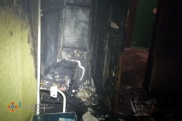 В Кривом Роге мужчина едва не сгорел заживо в собственной квартире