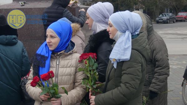 В Геническе во Всемирный день хиджаба состоялась традиционная уличная акция