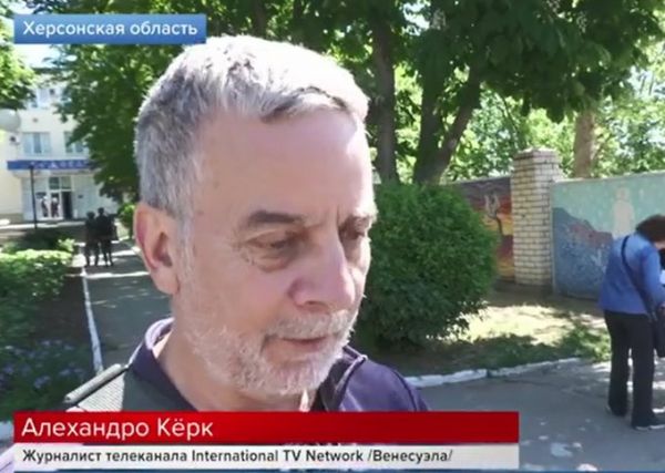 "Я хочу жить в Украине!" - пенсионер из Херсона обнулил фейковых журналистов из РФ