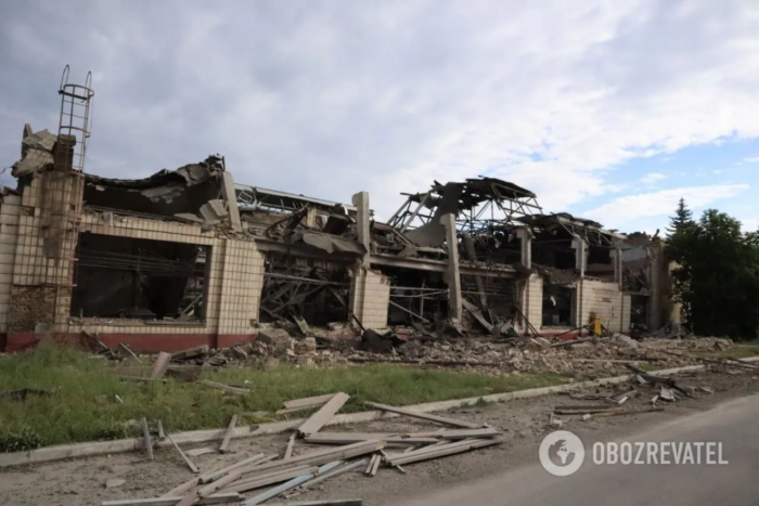 Как выглядит Дарницкий вагоноремонтный завод после ракетного обстрела.