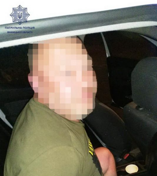 На Вінниччині водій напідпитку намагався втекти від патрульних                    

