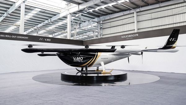 Volkswagen показал прототип пилотируемого летательного аппарата V.MO для зажиточных пользователей