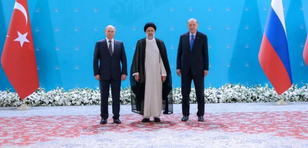 
"Мягко говоря, это вызов". В Берлине недоумевают по поводу фото Эрдогана с Путиным в Иране 