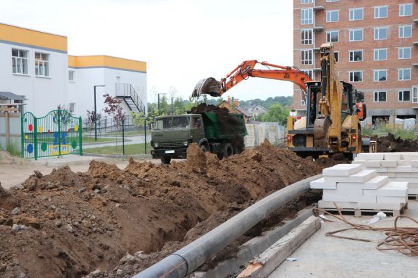 В селі під Вінницею будують новий газопровід                    
