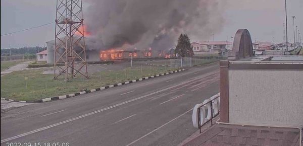 
 У Бєлгородському районі Росії горить митний термінал: фото 