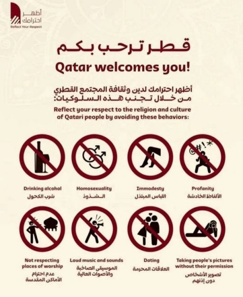 Катар встановив правила поведінки для охочих відвідати матчі ЧС-2022