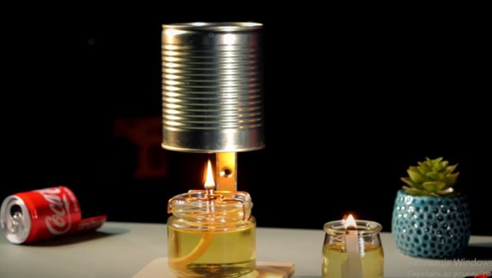 Блогер поделился лайфхаком, как сделать простой обогреватель из свечи