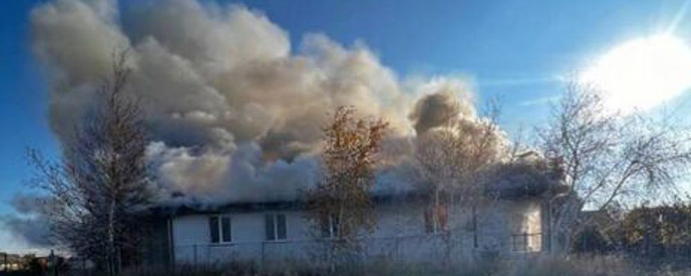 В запорізькому селі партизани спалили захоплену церкву разом з окупантами