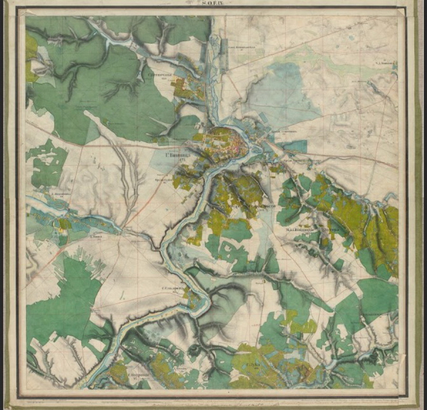 Історики опублікували унікальний документ - план Вінниці та околиць 1840 років                    
