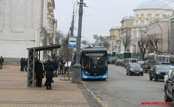 У Вінниці оновили розклад руху тролейбусів №14Б                     
