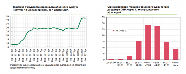 
Бізнес чекає долар по 42 грн і зростання іноземних інвестицій — квартальне опитування НБУ 