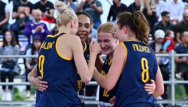 Жіноча збірна України з баскетболу 3х3 посіла третє місце на етапі Світової серії в Астарі