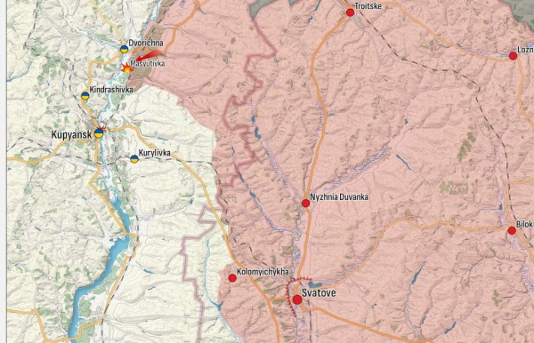 
Генштаб: Росія контратакує на флангах під Бахмутом, почала наступати біля Вугледара — карта 