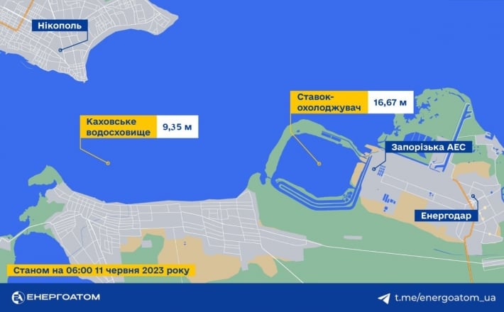 Уровень воды в пруду-охладителе ЗАЭС - стабильный, - Энергоатом