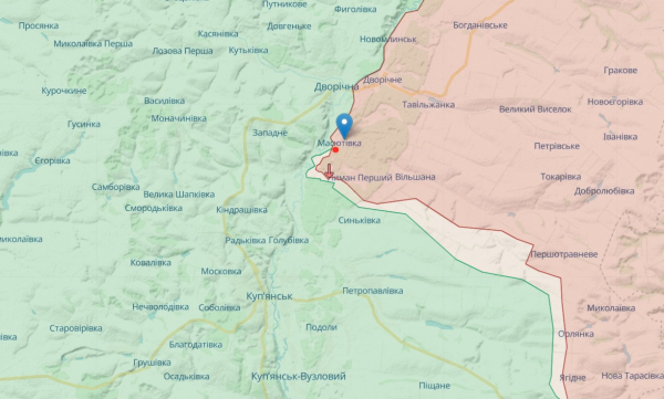 
Генштаб: Росія спробувала повернути позиції на півночі Запорізької області – карта 
