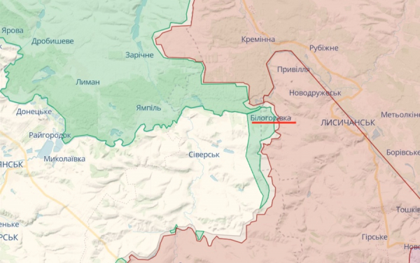 
Генштаб: Окупанти намагалися наступати на п'яти напрямках – карта 