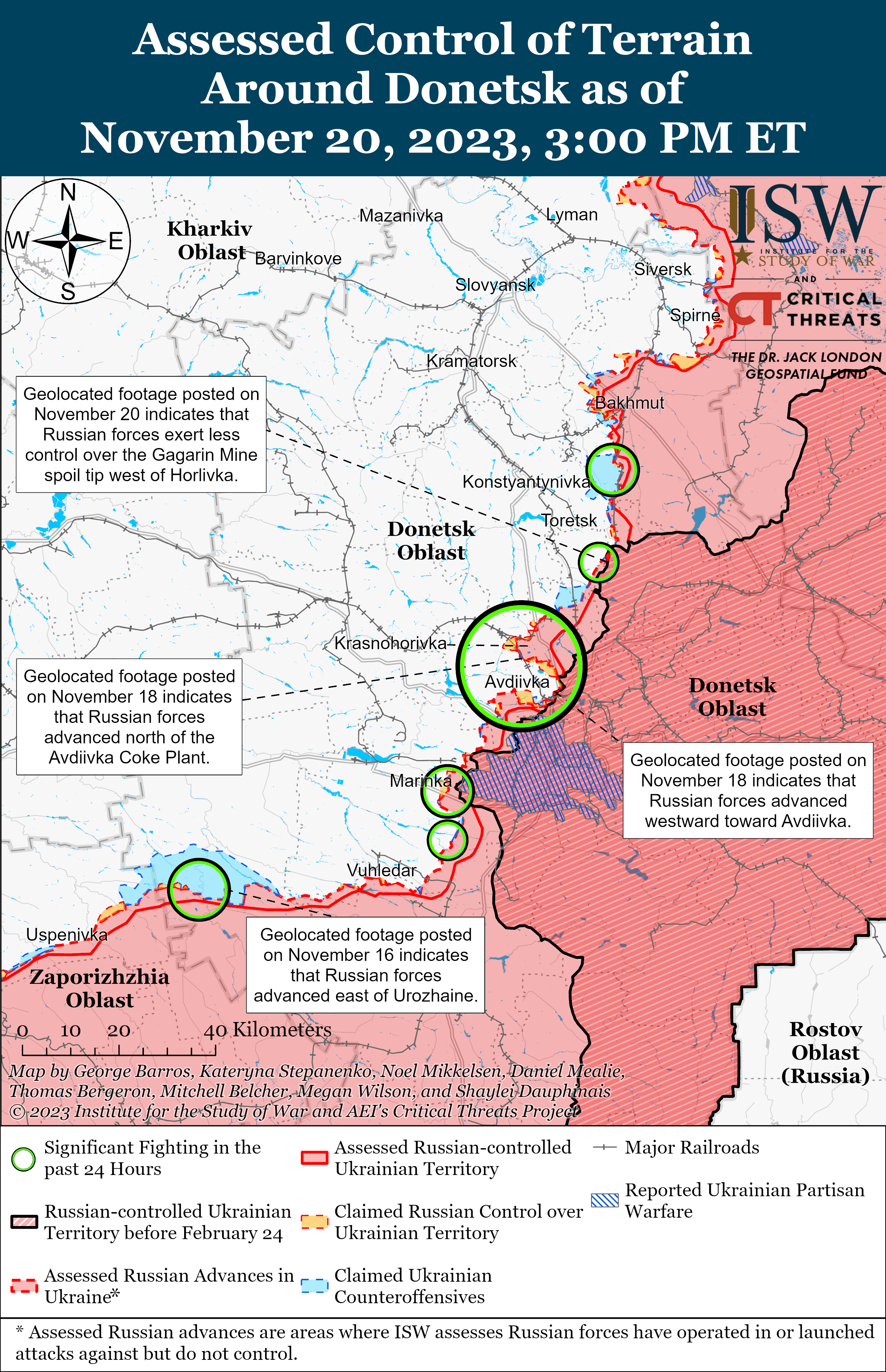 ЗСУ продовжують наступальні операції на Мелітопольському напрямку: карти ISW