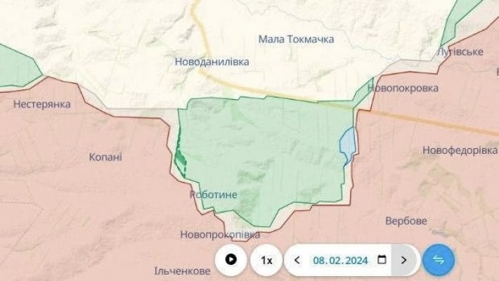 ВСУ освободили новую территорию в районе Работино