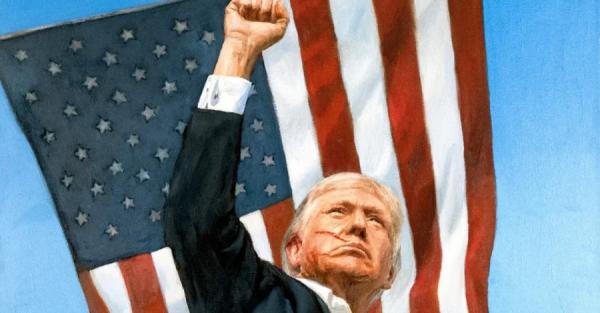 Російський художник розкрив таємницю портрета Трампа, який йому подарував Путін