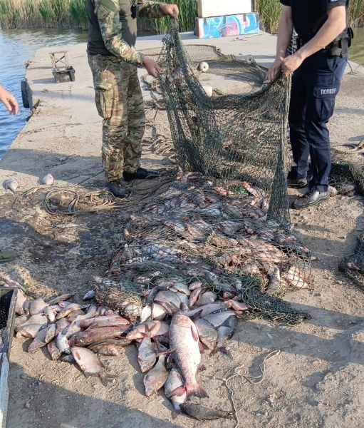 На озері Катлабух прикордонник піймали браконьєрів з уловом на півтора мільйона