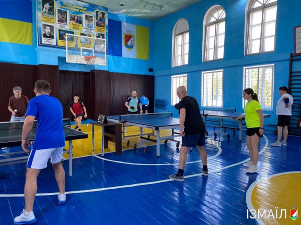 В Ізмаїлі відбувся ветеранський турнір з настільного тенісу