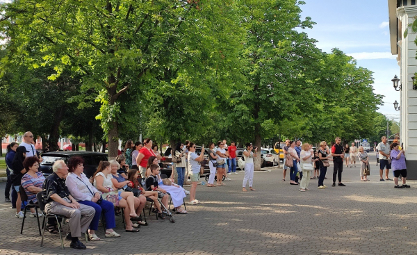 В Ізмаїлі виступили артисти Центру військово-музичного мистецтва ВМС ЗСУ