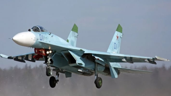В России разбился истребитель Су-27