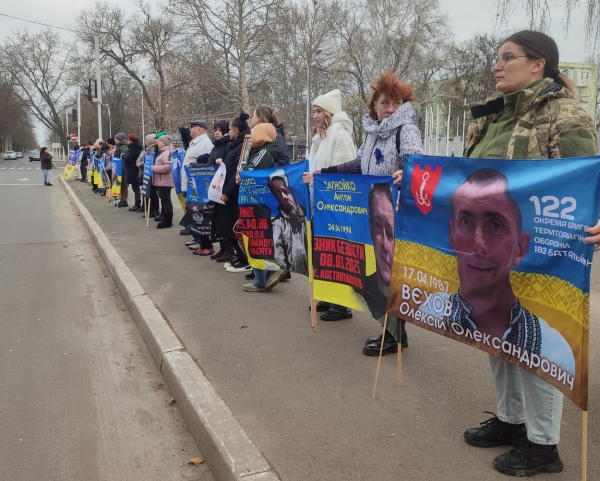 В Ізмаїлі пройшла наймасштабніша в Україні акція на підтримку родин безвісти зниклих і полонених