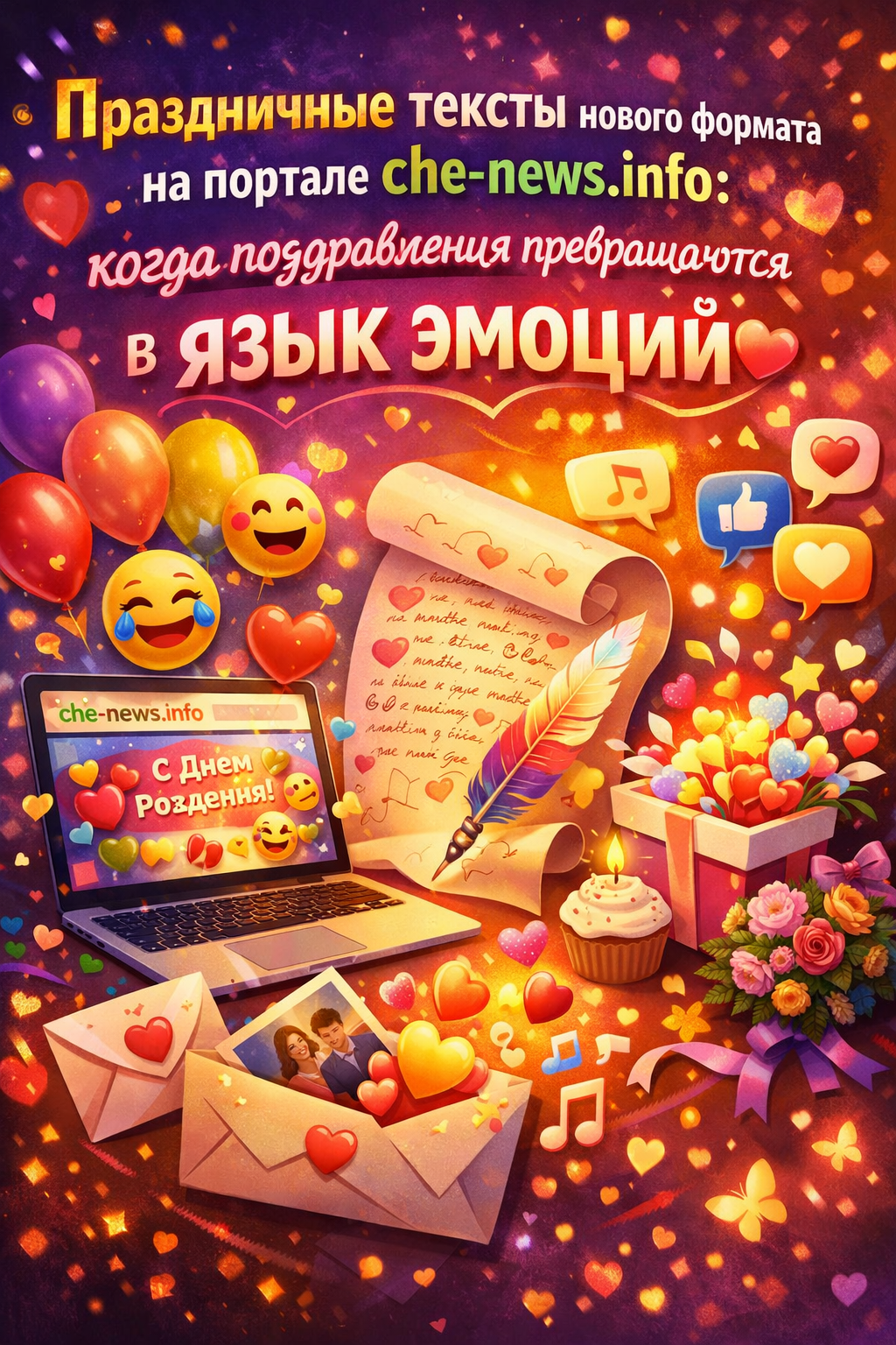 Праздничные тексты нового формата