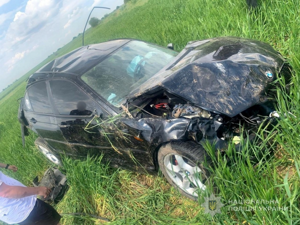 В Ізмаїльському районі водій BMW вилетів з траси через перевищення швидкості