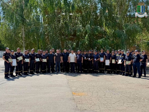 В Ізмаїлі відзначили рятувальників пожежно-рятувальної частини