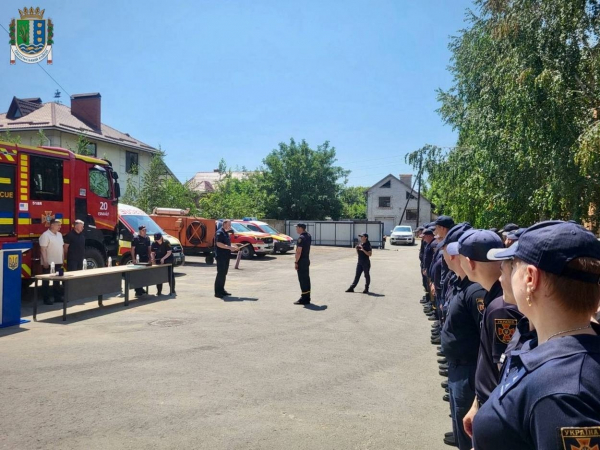 В Ізмаїлі відзначили рятувальників пожежно-рятувальної частини